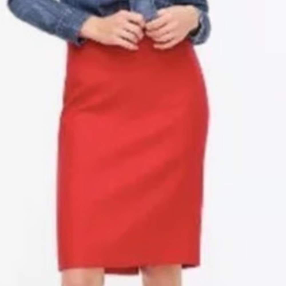 J Crew Factory Wool Pencil Skirt